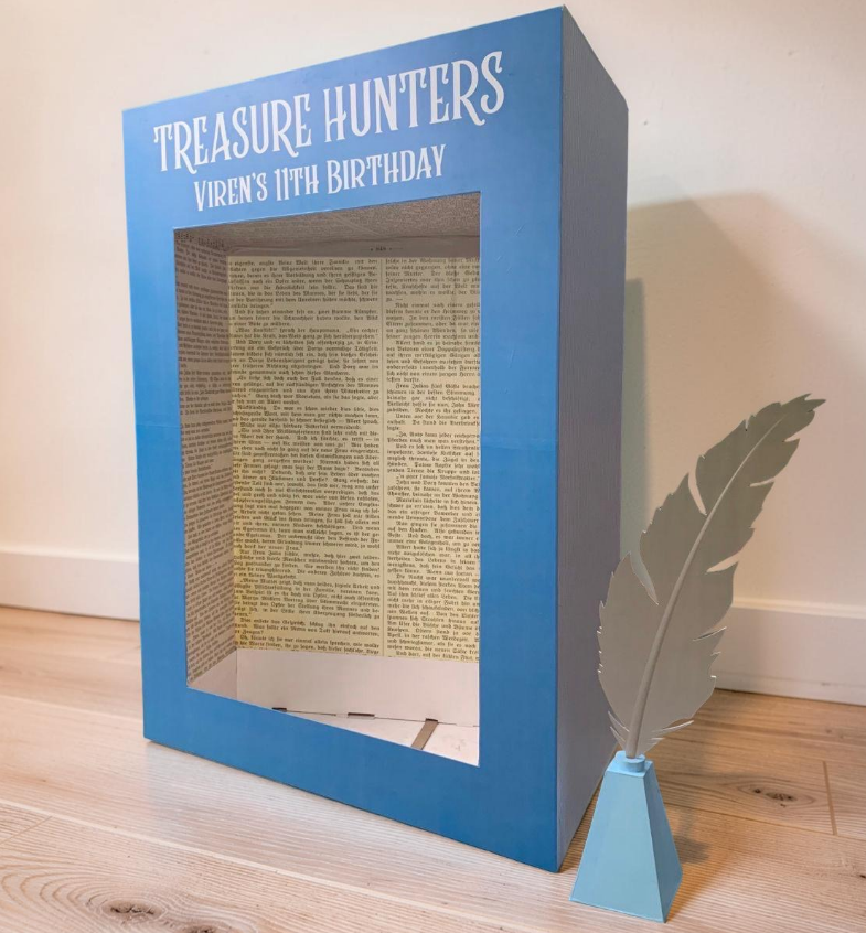 Book Inspired Human-Size Photo Booth