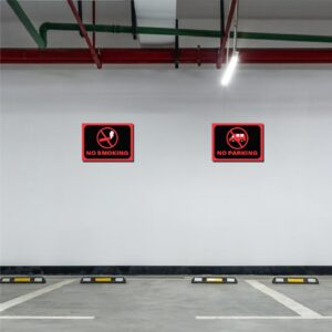 No Parking & No Smoking sunboard signages set of 10