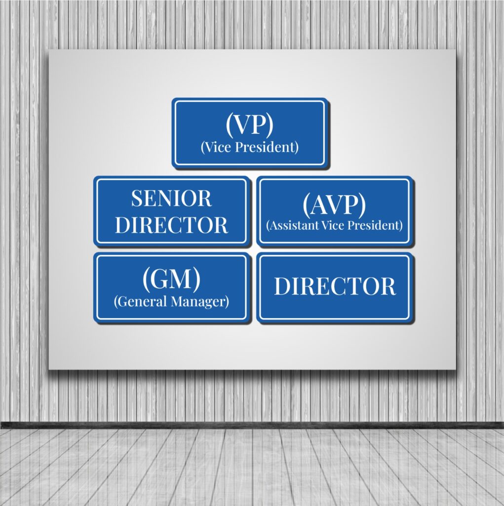 Executive Office Designation Sunboard Signages