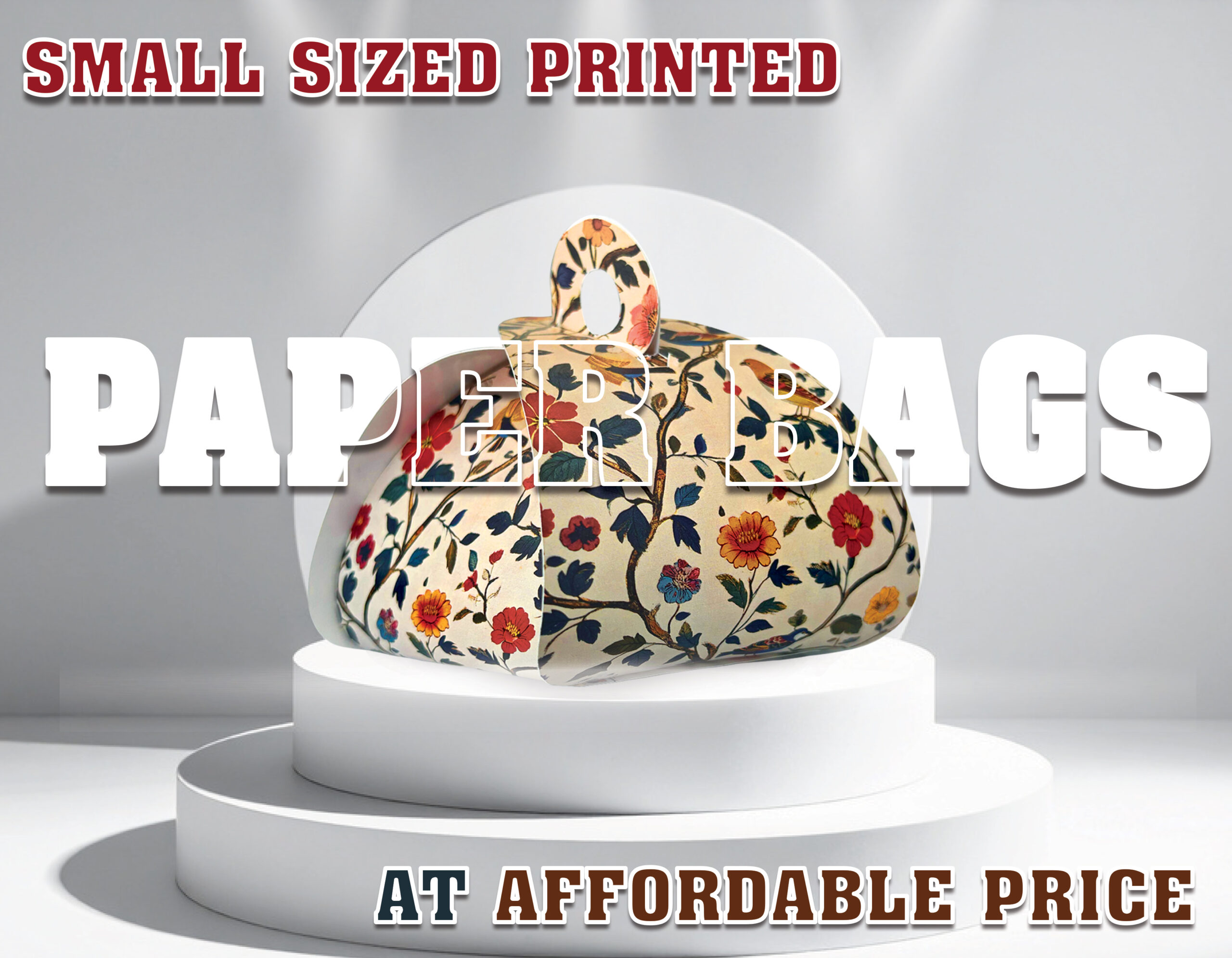 Small Sized Printed Paper Bags at Affordable Price