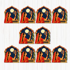 Special Karwa Chauth Small Sunboard Cutouts Set Of 10
